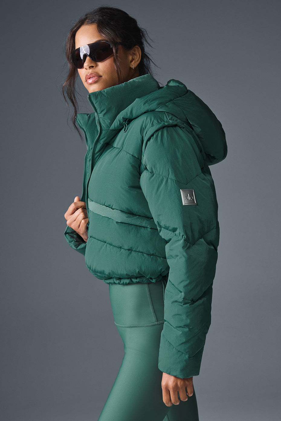 Glacier Puffer - Winter Ivy — photo 3