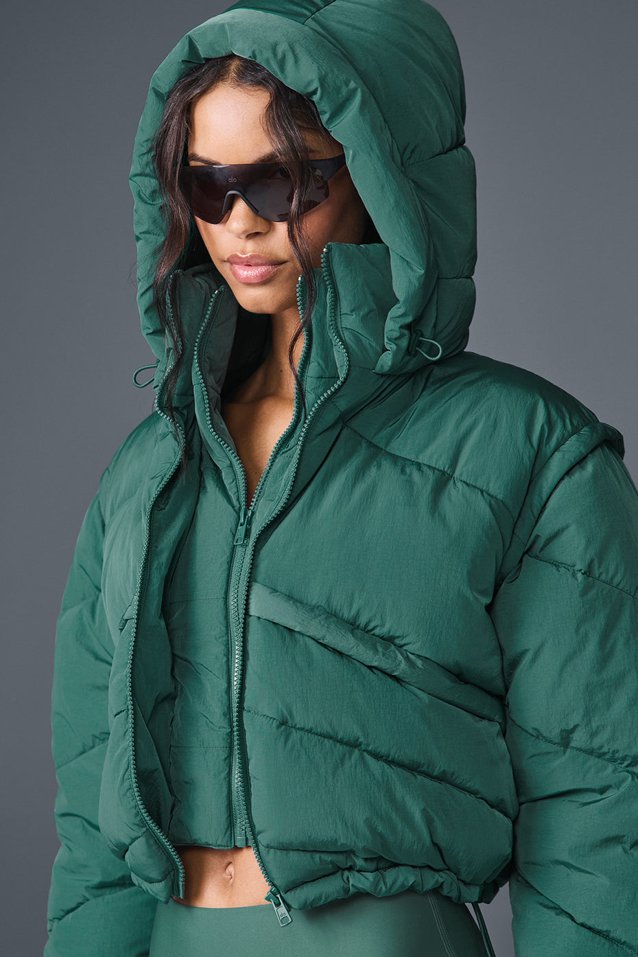 Glacier Puffer - Winter Ivy — photo 5