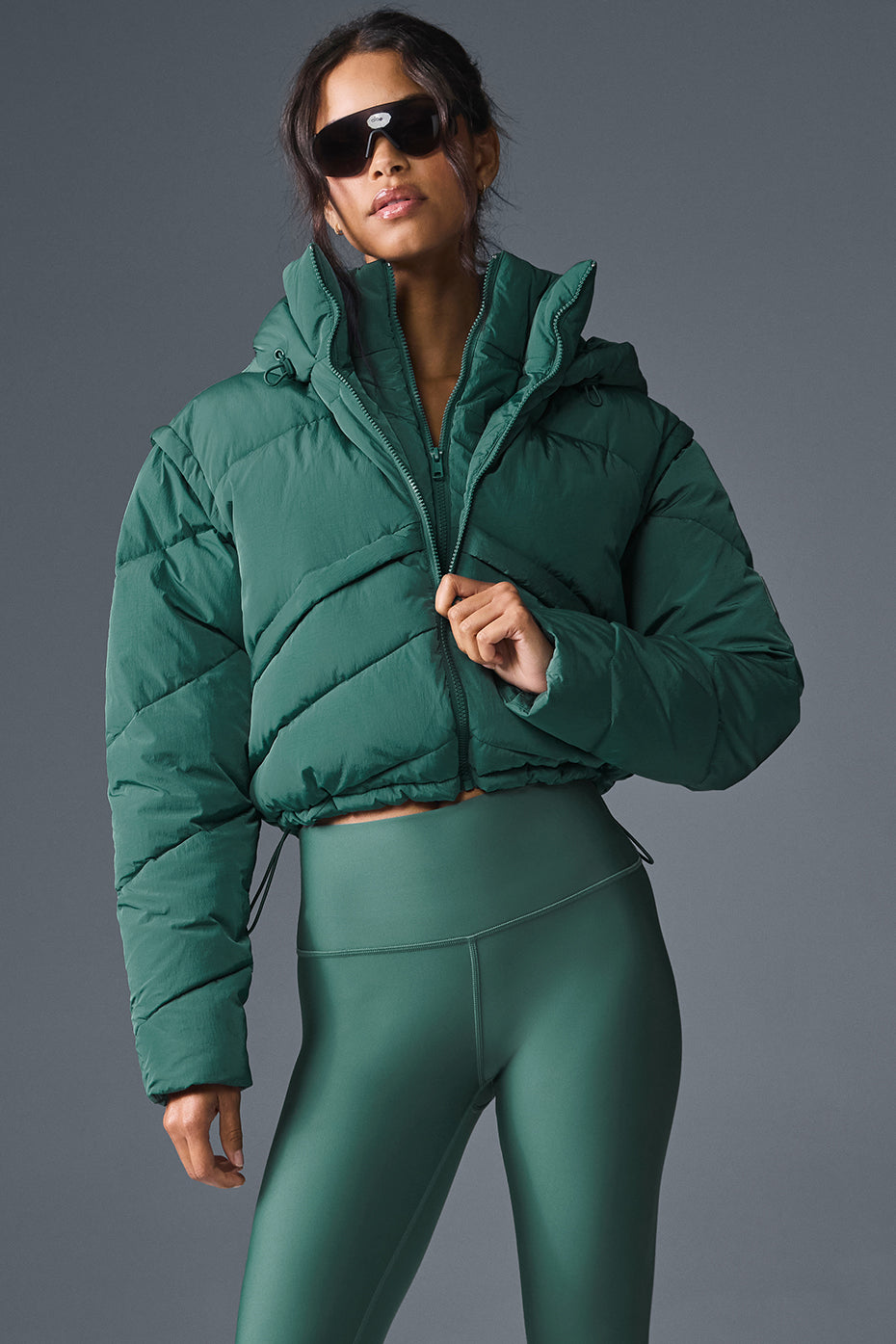 Glacier Puffer - Winter Ivy — photo 1