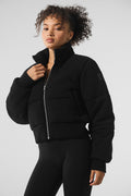 Darling Sweater Puffer - Black — photo 1