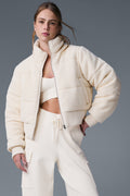 Darling Sweater Puffer - Ivory — photo 1