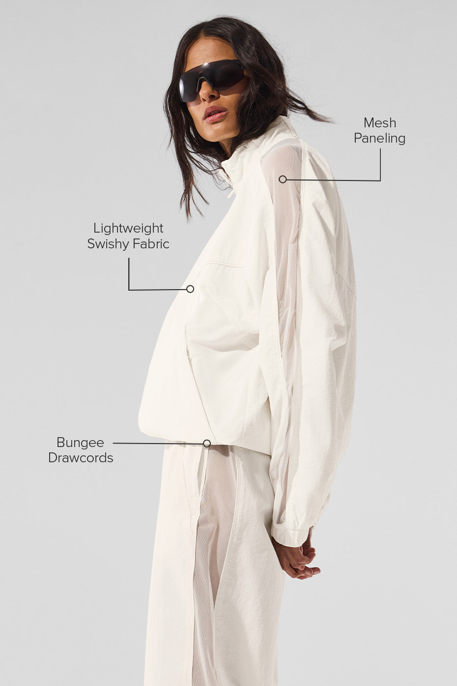 Origin Full-Zip Track Jacket - Ivory — photo 2