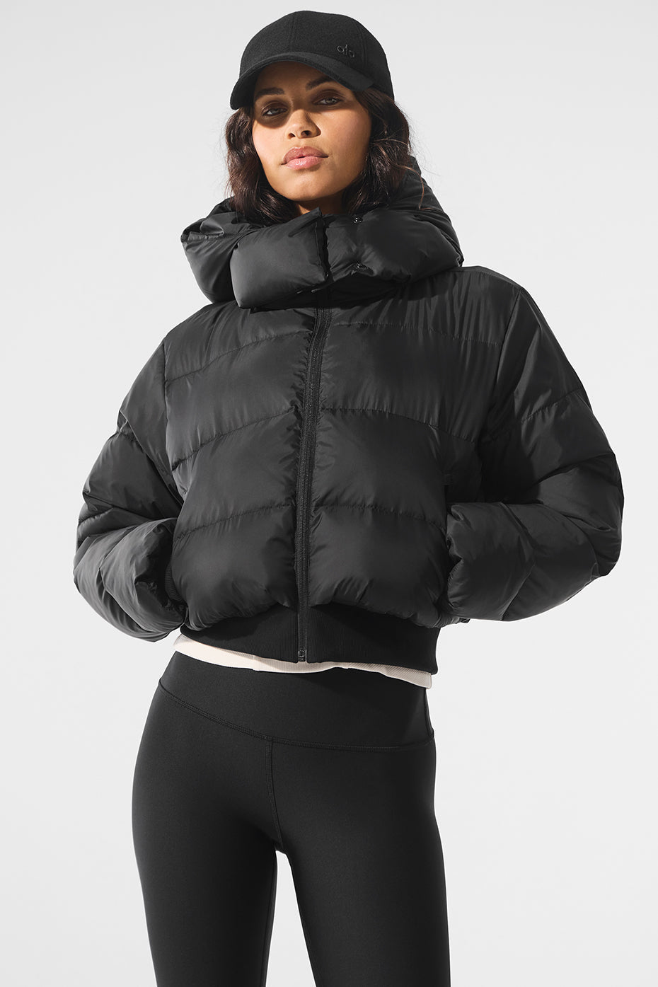Foxy Puffer Jacket - Black — photo 1