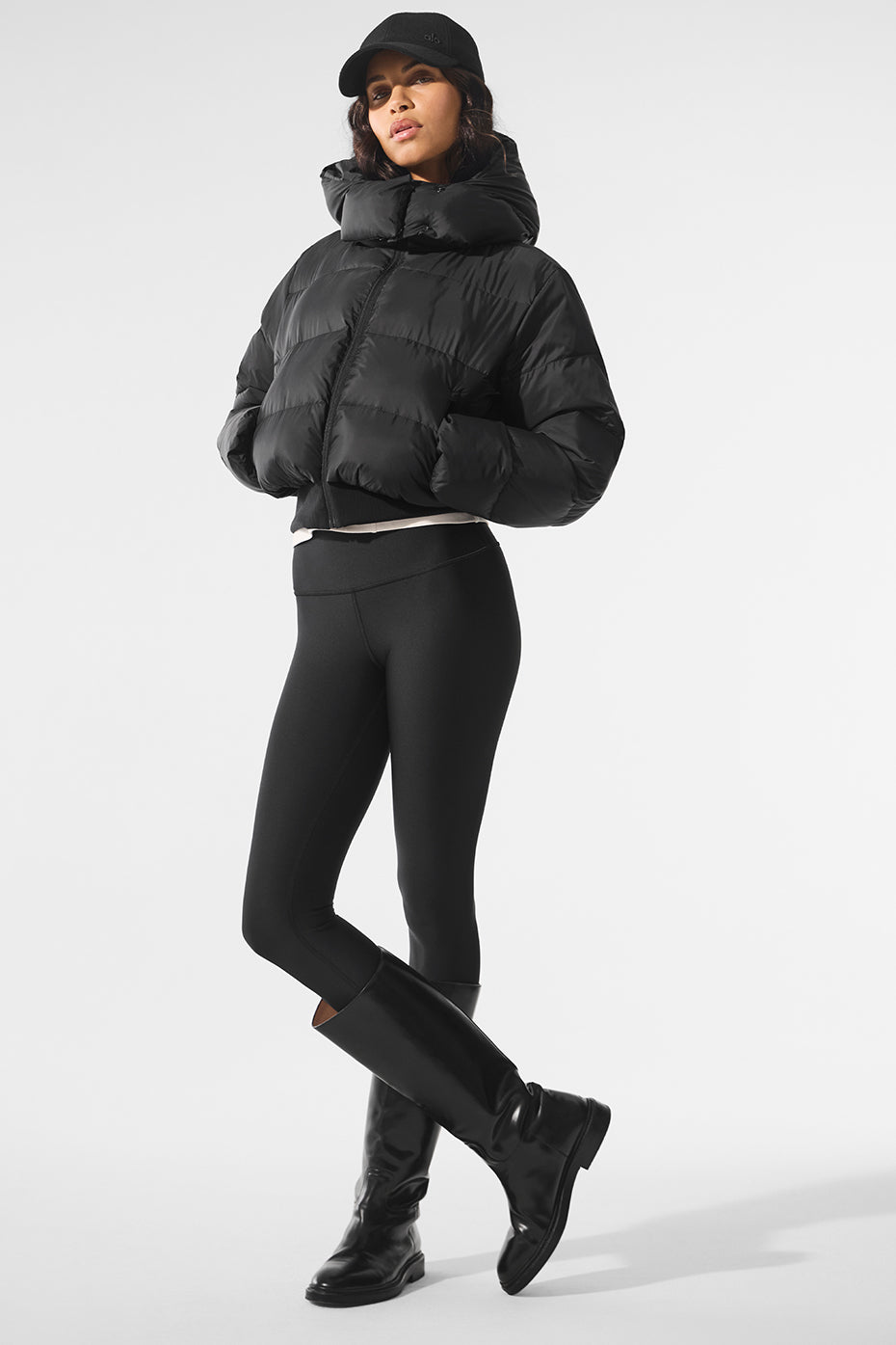 Foxy Puffer Jacket - Black — photo 4