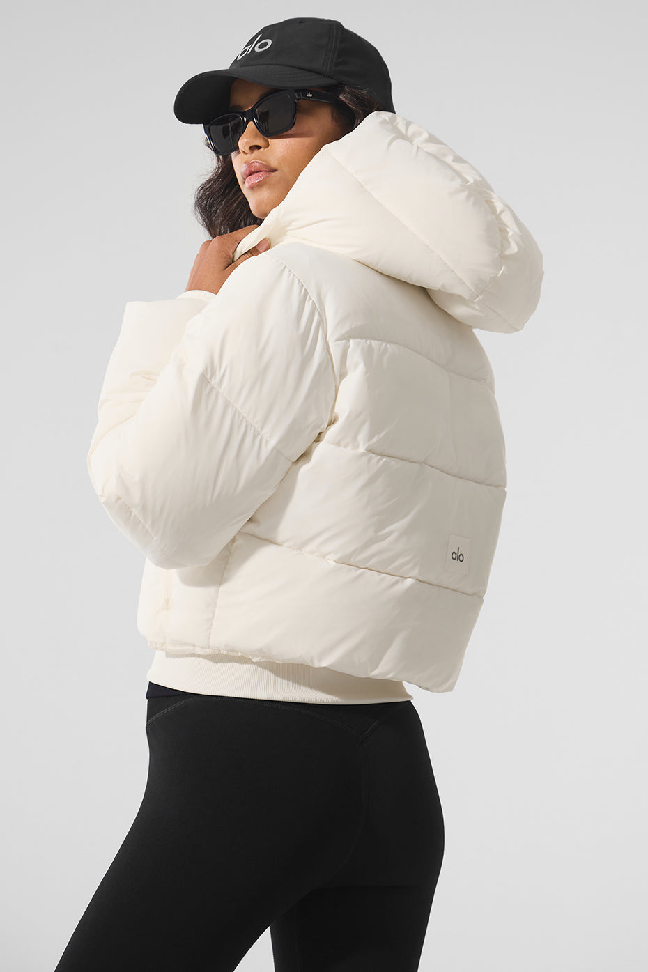 Foxy Puffer Jacket - Ivory — photo 3