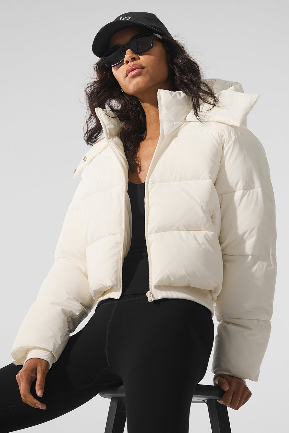 Foxy Puffer Jacket - Ivory — photo 1