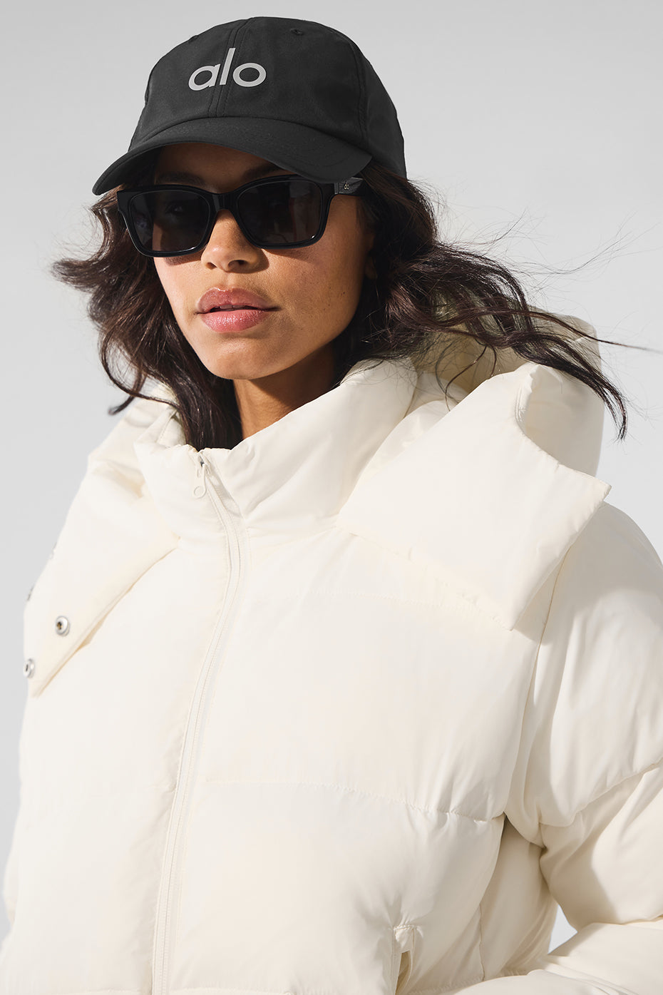 Foxy Puffer Jacket - Ivory — photo 4