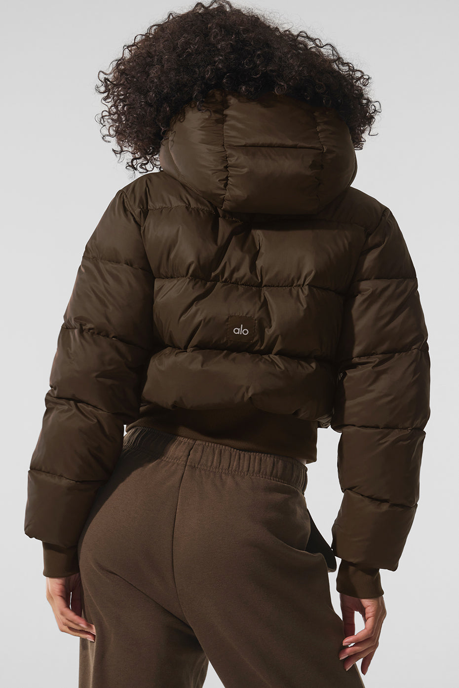 Foxy Puffer Jacket - Espresso — photo 3