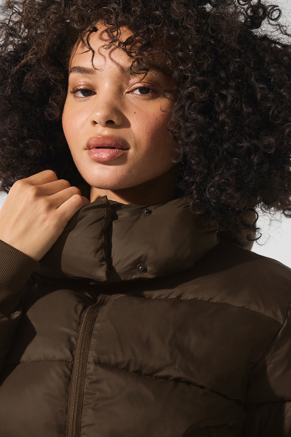 Foxy Puffer Jacket - Espresso — photo 5