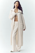 Cashmere Northstar Long Cardigan - Ivory — photo 1