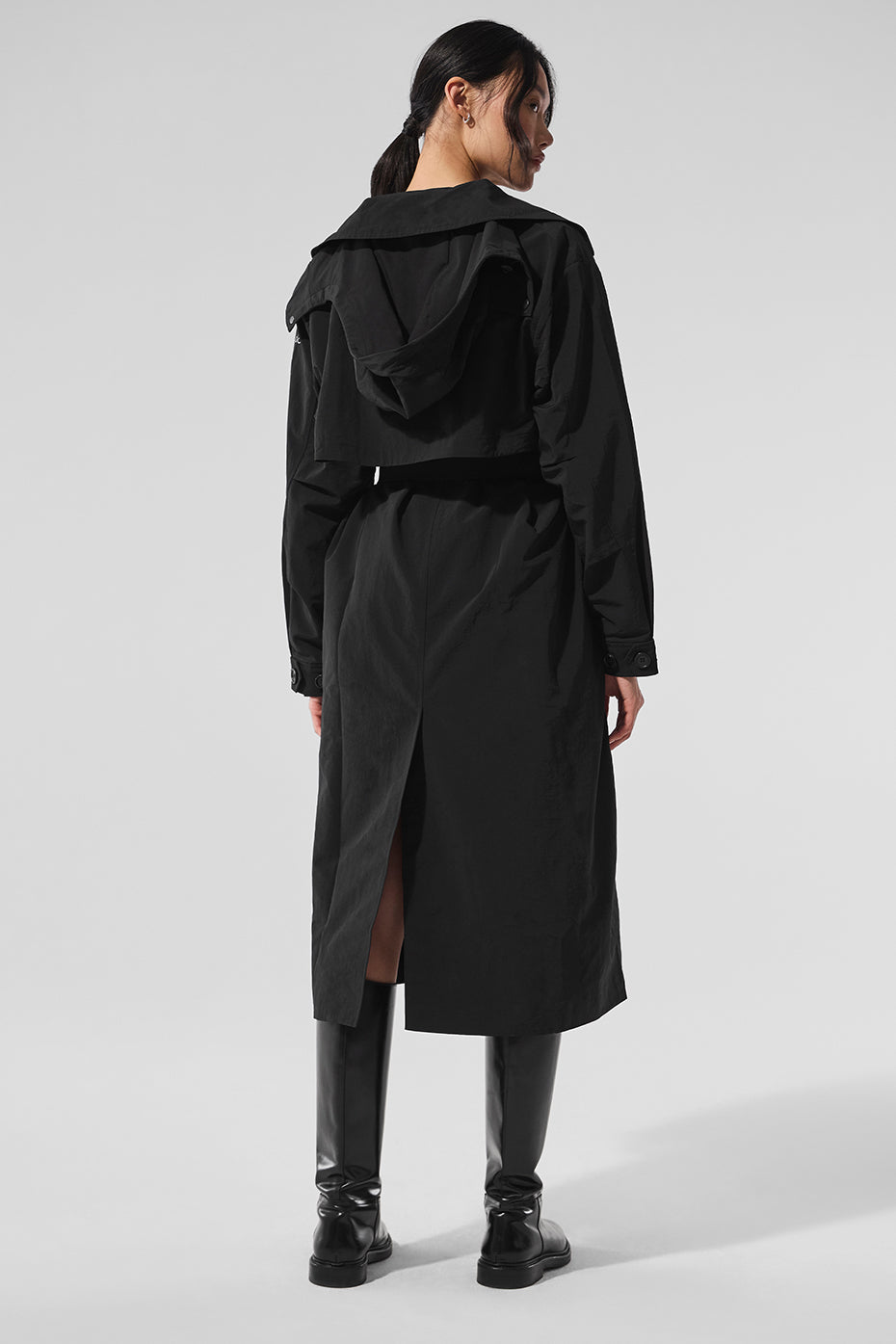Daybreak Long Coat - Black — photo 3