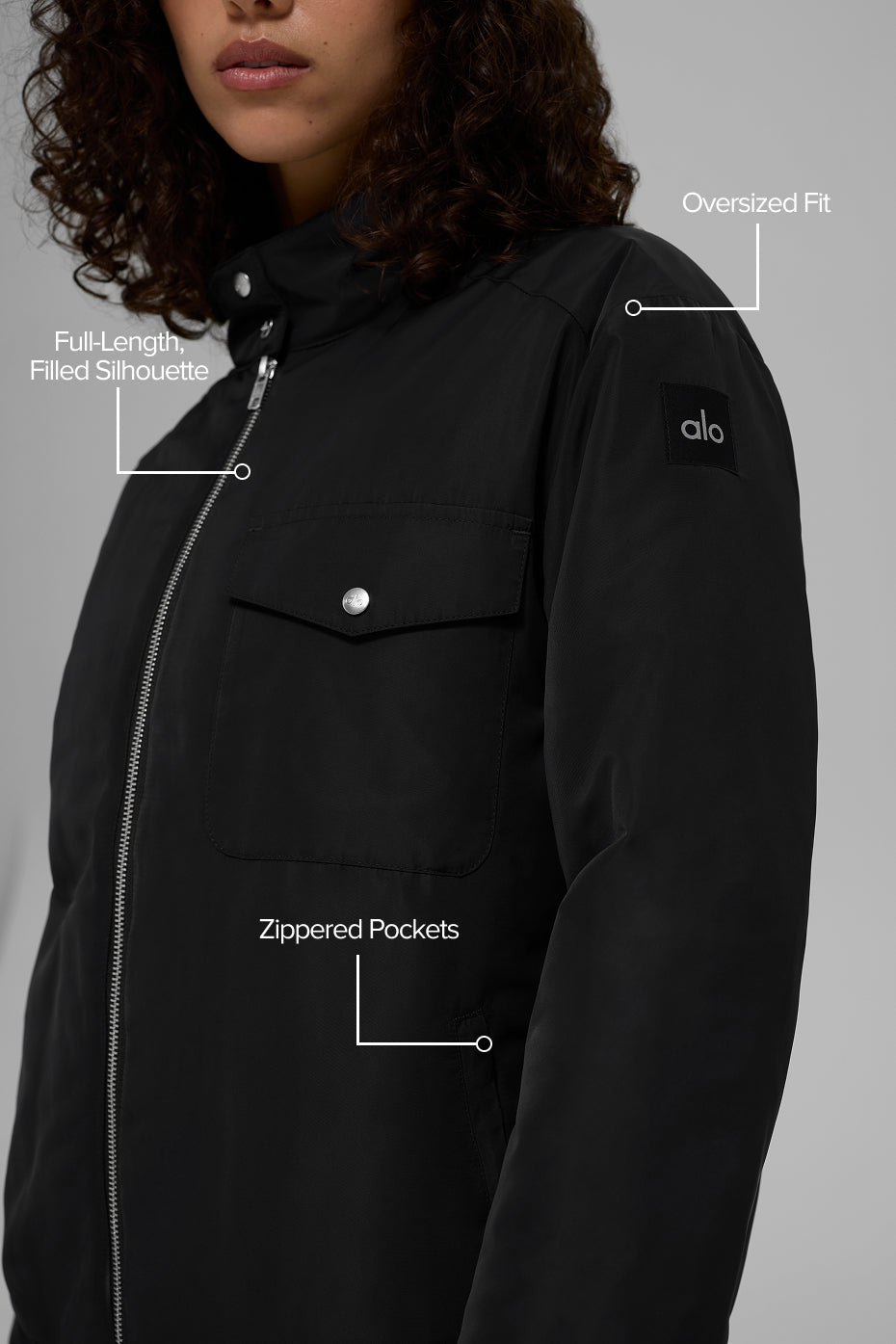 Work It Bomber - Black — photo 2