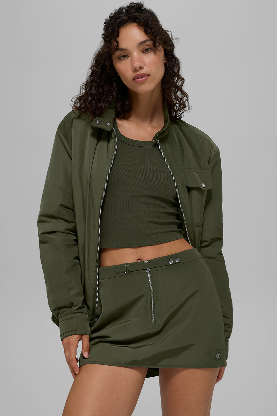 Work It Bomber - Green Olive — photo 4