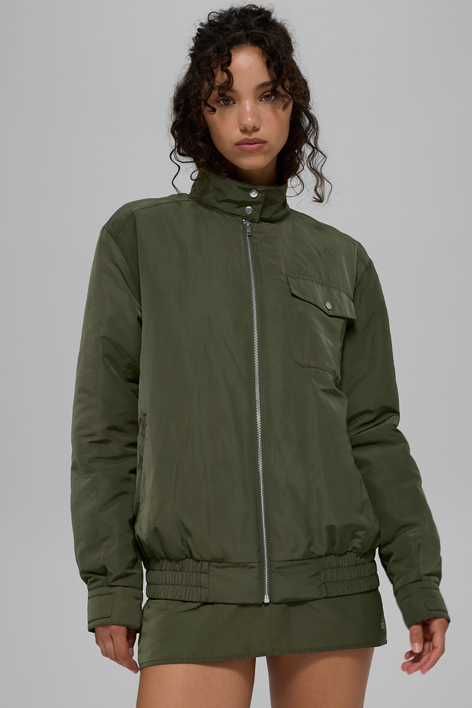 Work It Bomber - Green Olive — photo 2