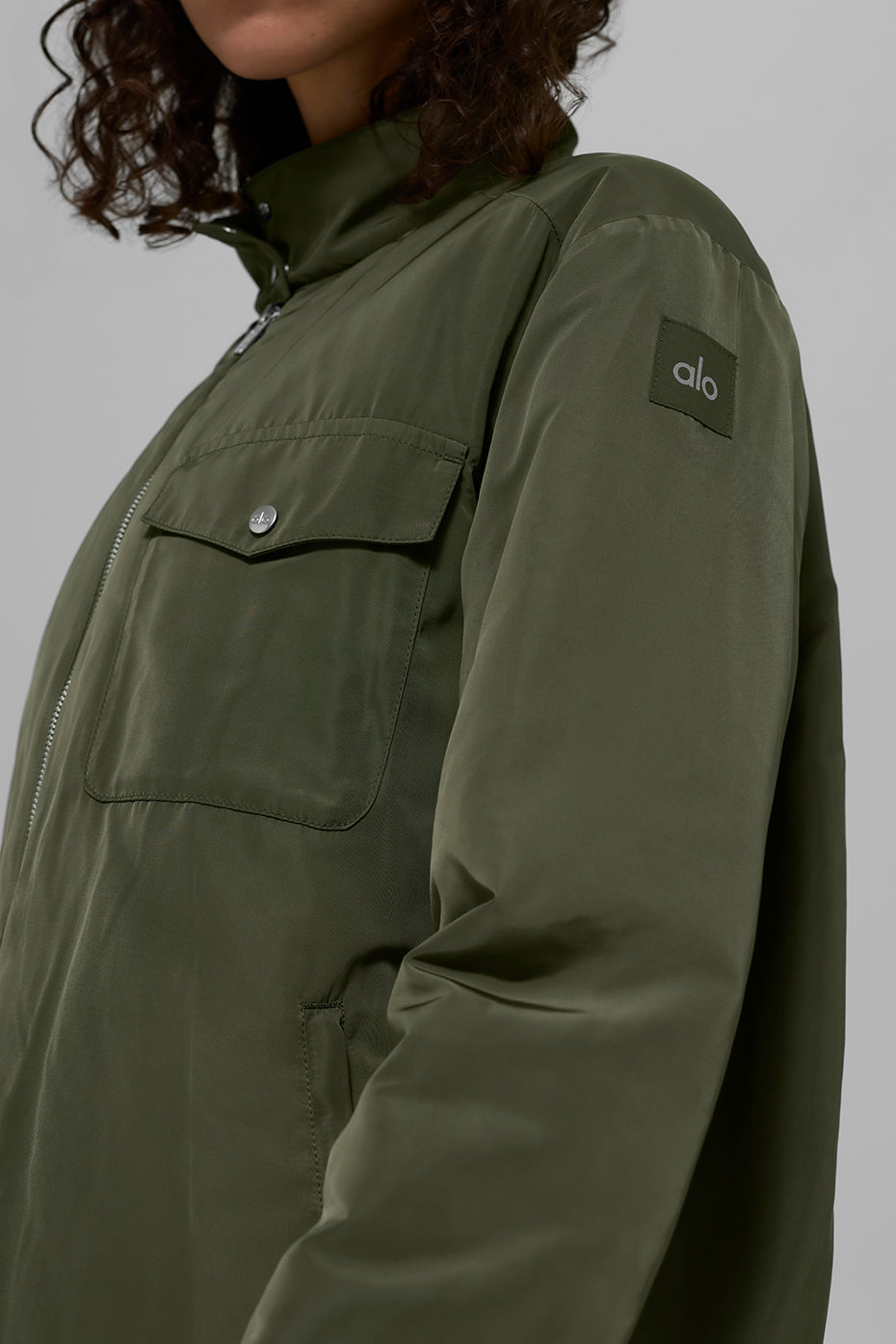 Work It Bomber - Green Olive — photo 5