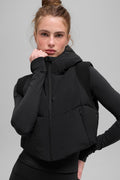 Fast Lane Puffer Vest - Black — photo 3