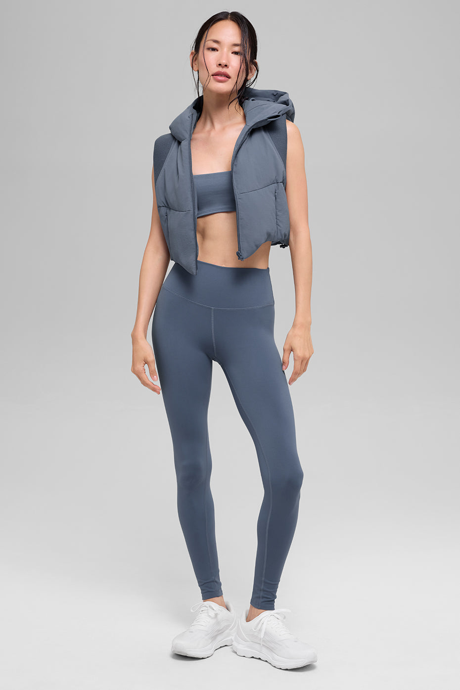 Fast Lane Puffer Vest - Bluestone — photo 5