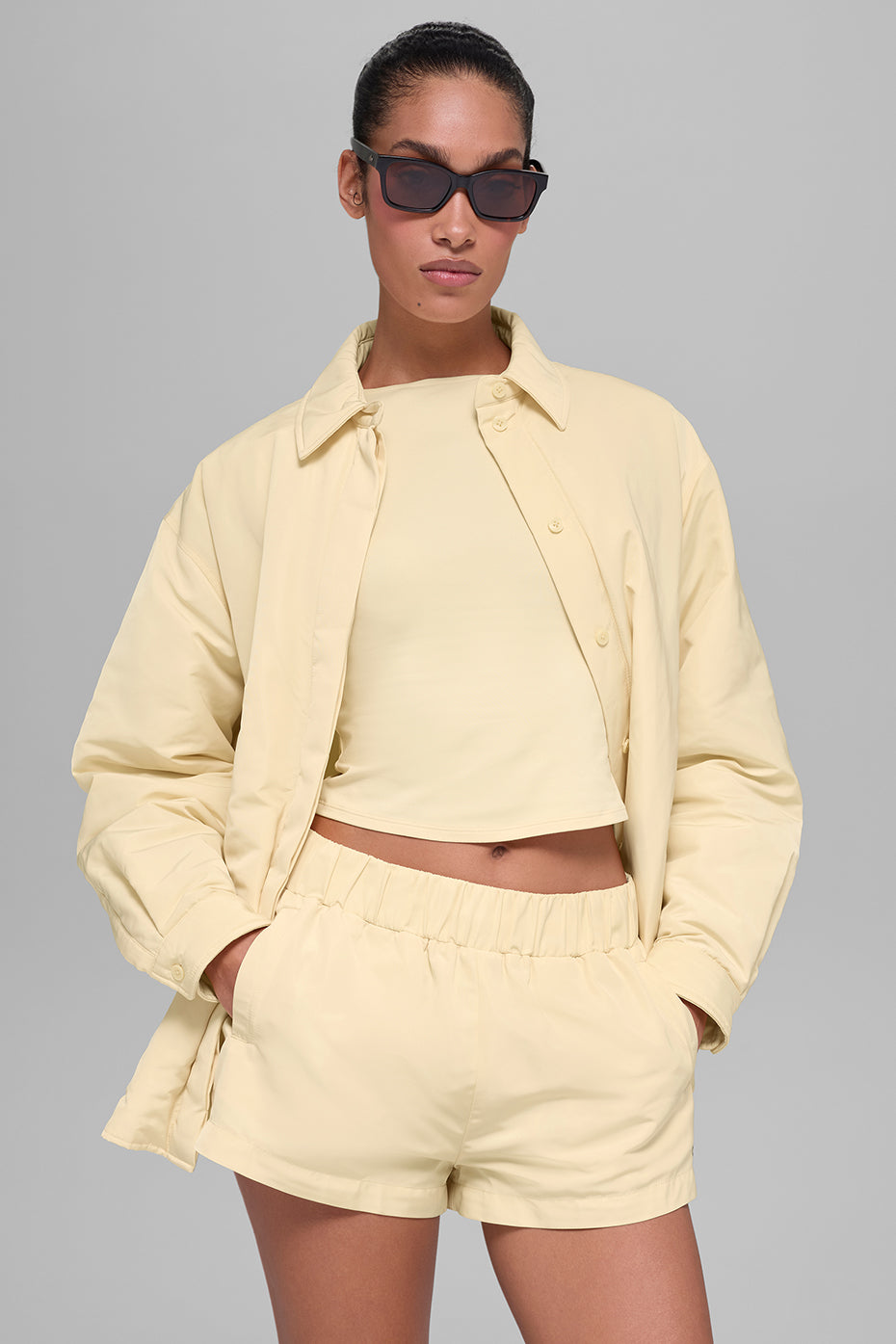 Socialite Shacket - Candlelight Yellow — photo 3