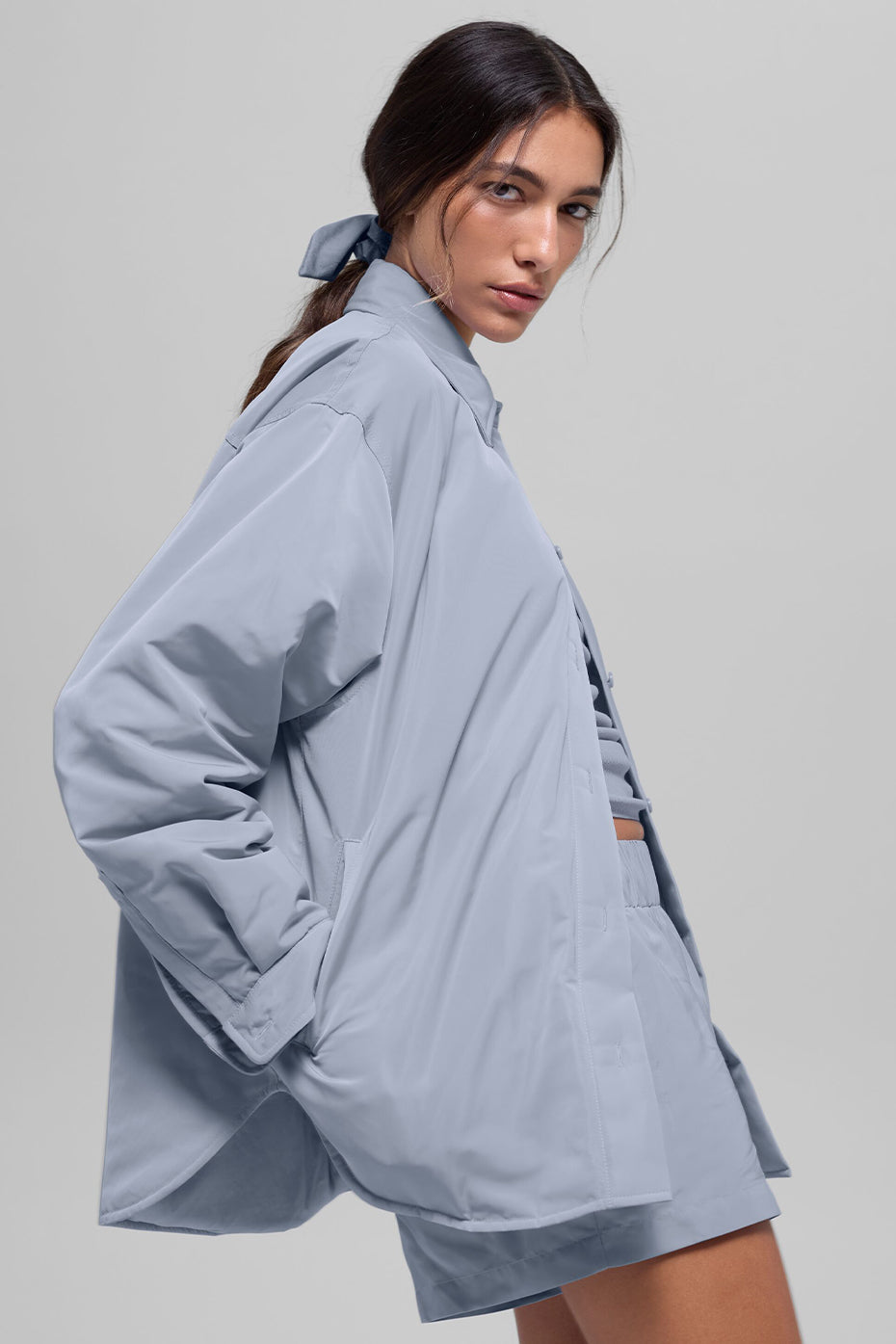 Socialite Shacket - Winter Frost — photo 3