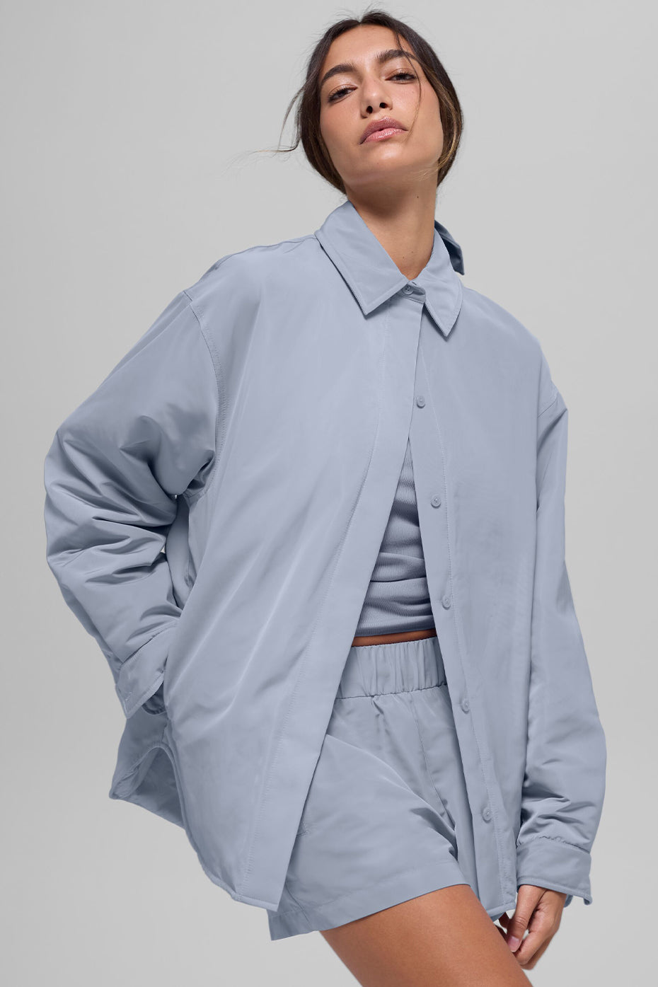 Socialite Shacket - Winter Frost — photo 1