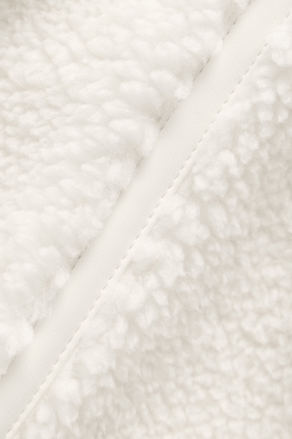 Sherpa Cropped Slope Side Jacket - Ivory — photo 6