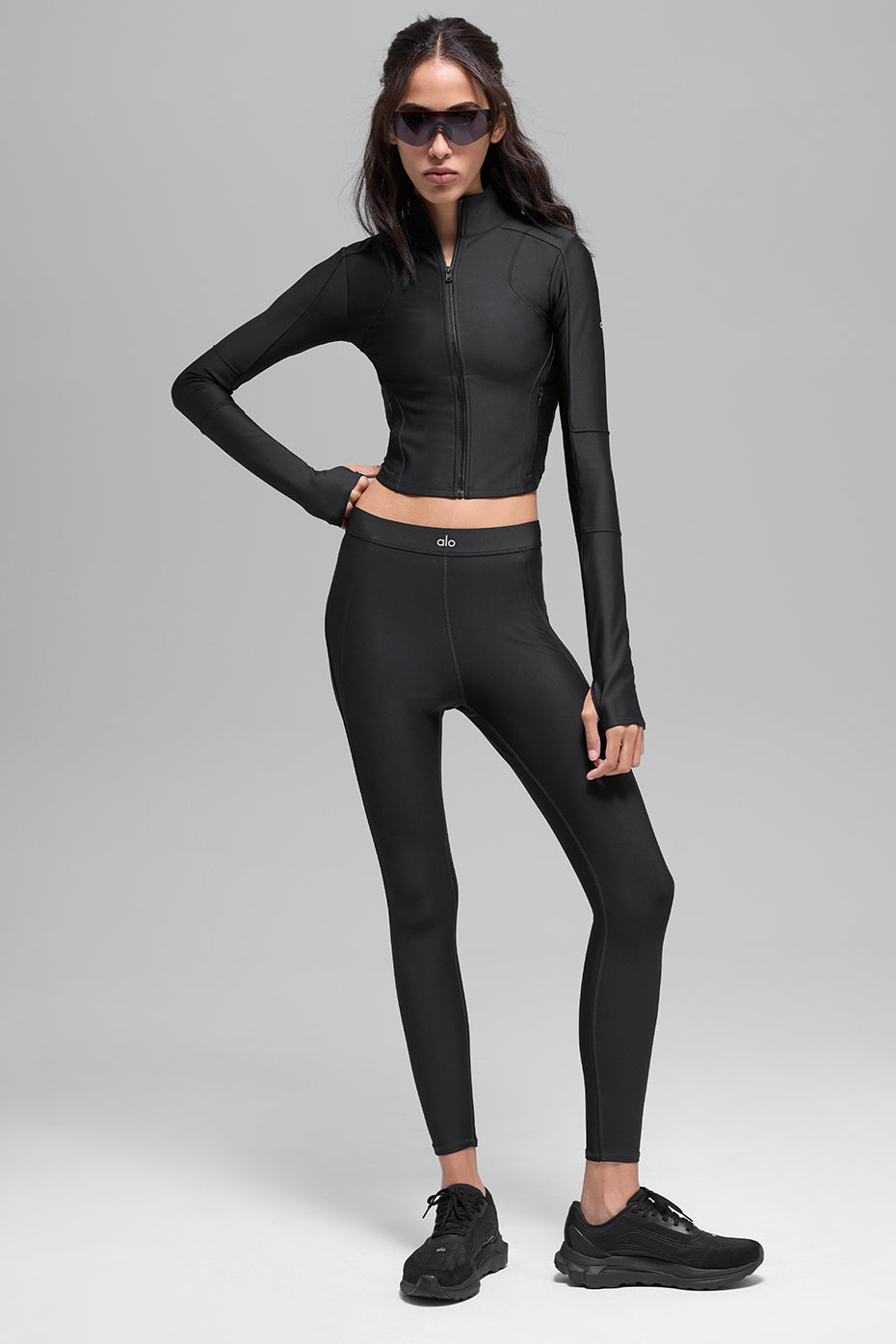 Airlift Ignite Zip Up Jacket - Black — photo 5