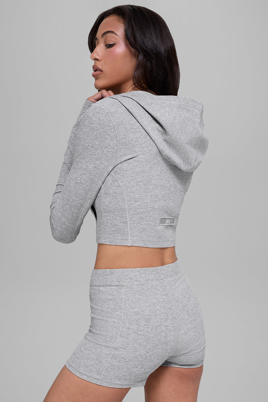 Alosoft Sincere Fitted Jacket - Athletic Heather Grey — photo 4