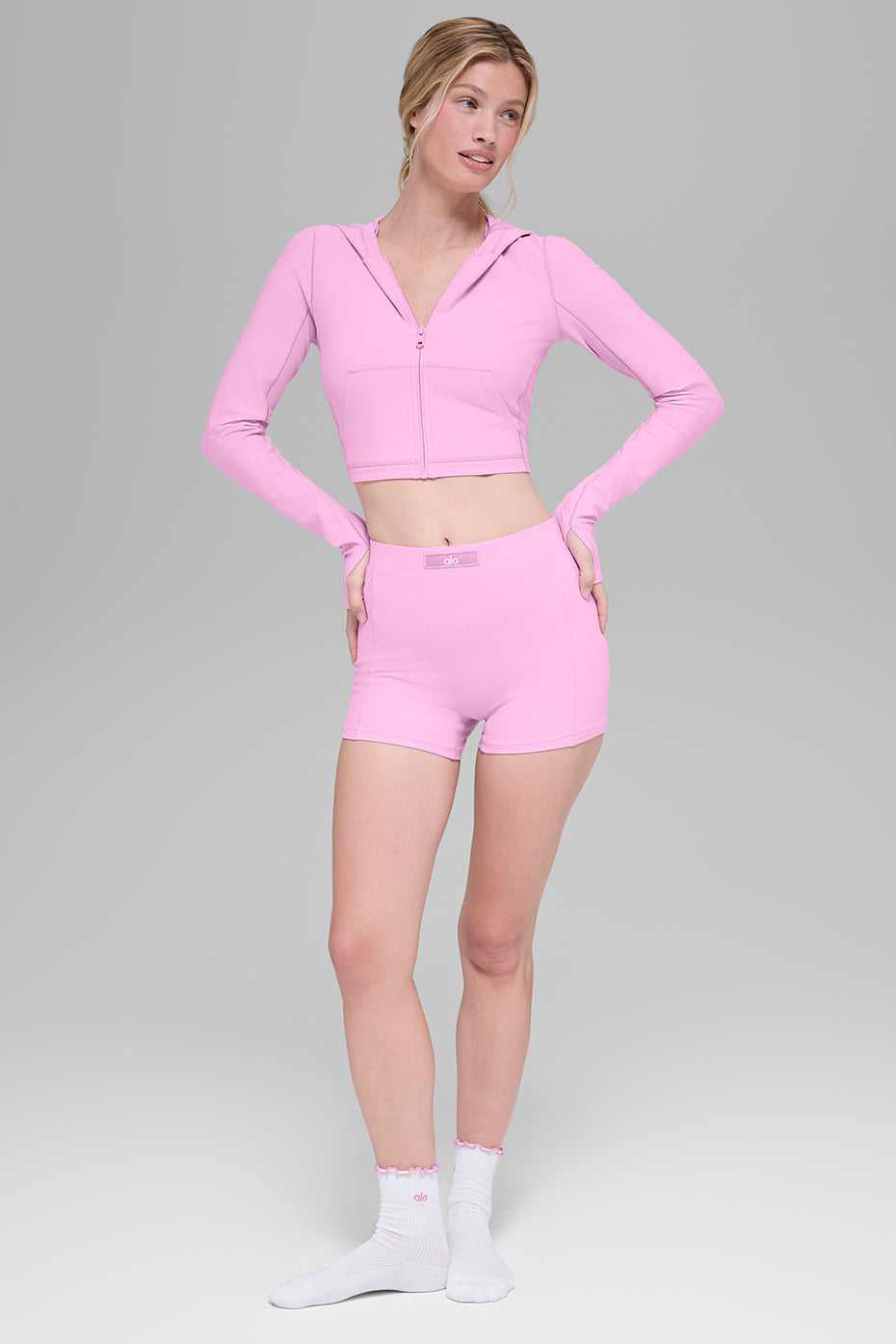 Alosoft Sincere Fitted Jacket - Candy Heart Pink — photo 5