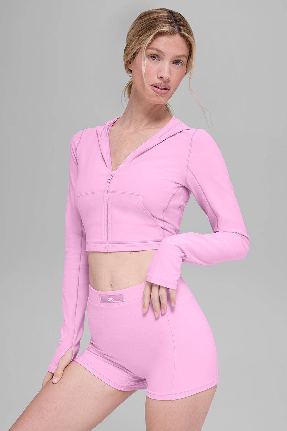 Alosoft Sincere Fitted Jacket - Candy Heart Pink — photo 3