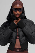Cropped Atmosphere Puffer - Black — photo 1