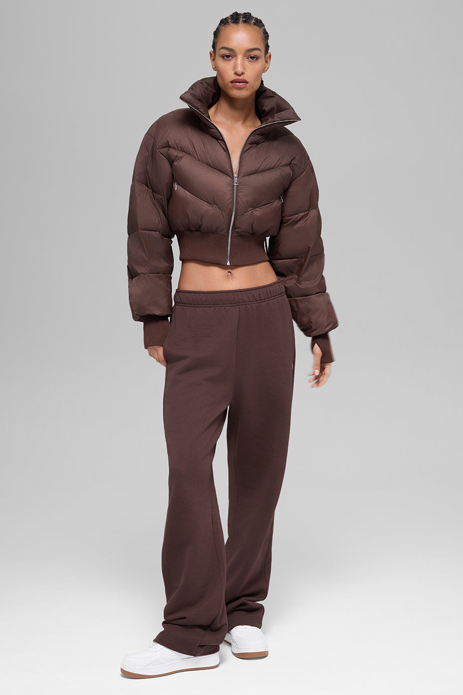 Cropped Atmosphere Puffer - Brownstone — photo 5