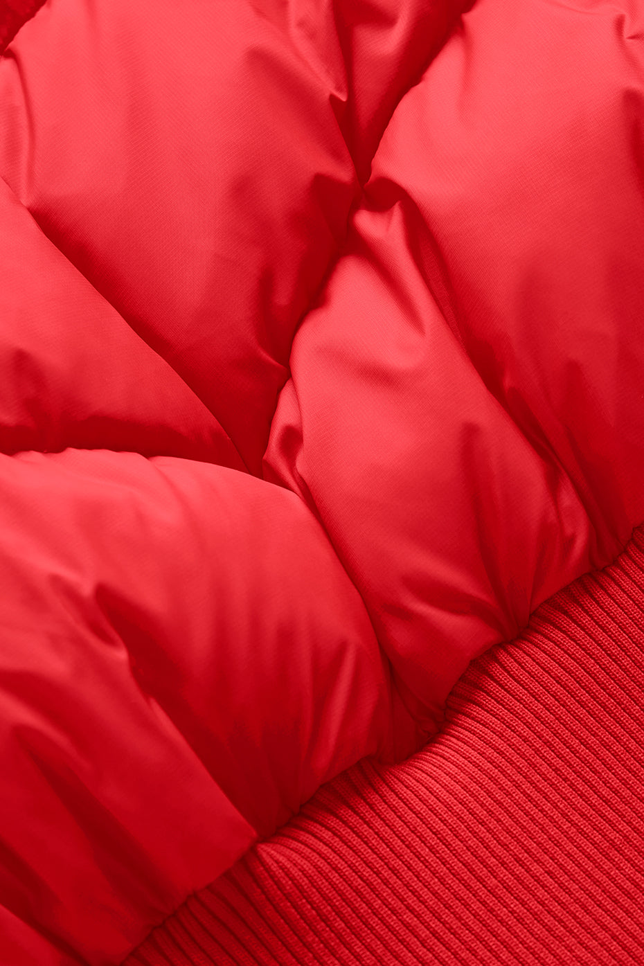 Cropped Atmosphere Puffer - Bright Red — photo 5