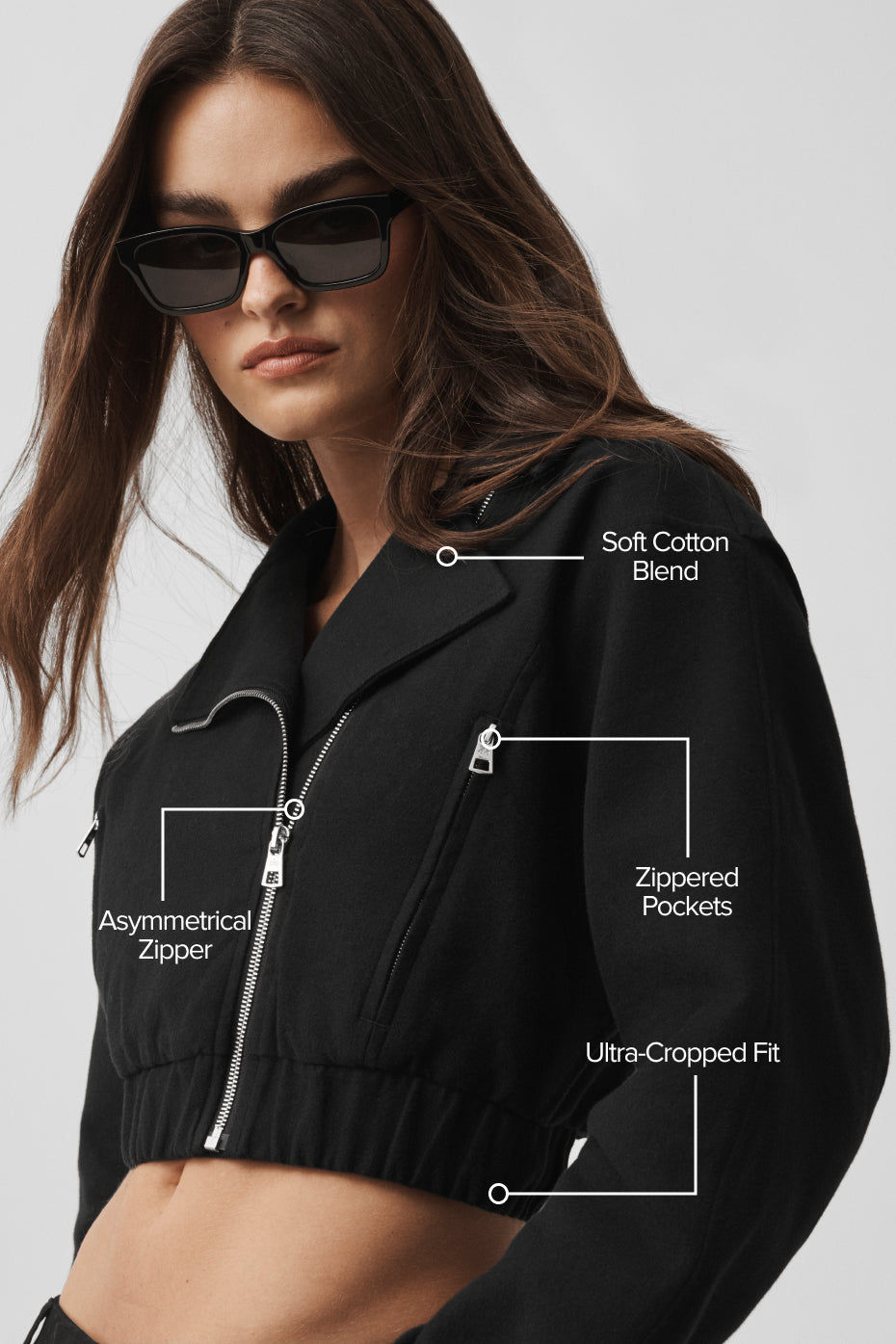 Cropped Cosmopolitan Jacket - Black — photo 2