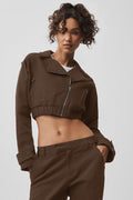 Cropped Cosmopolitan Jacket - Espresso — photo 1