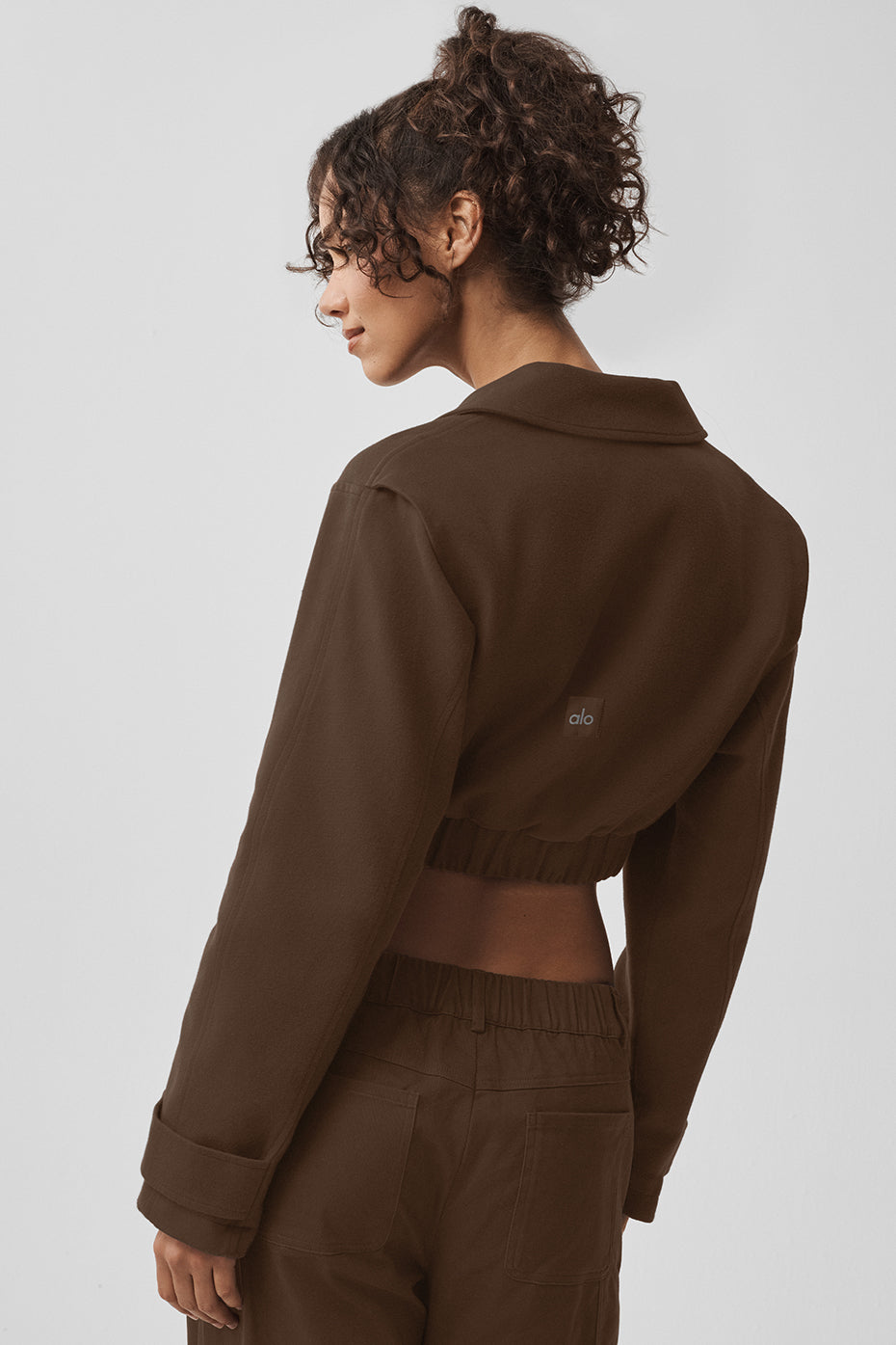 Cropped Cosmopolitan Jacket - Espresso — photo 3