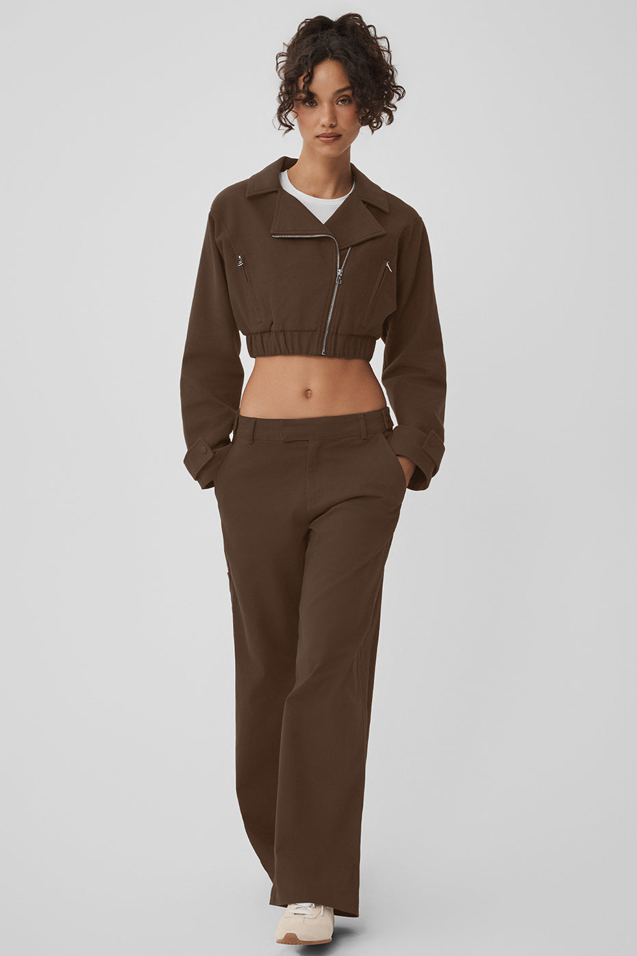 Cropped Cosmopolitan Jacket - Espresso — photo 5
