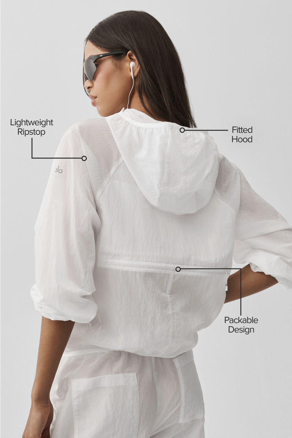 Ripstop Electric Jacket - White — photo 2