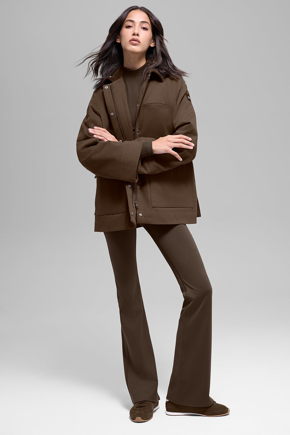 Twill Barn Jacket - Espresso — photo 6