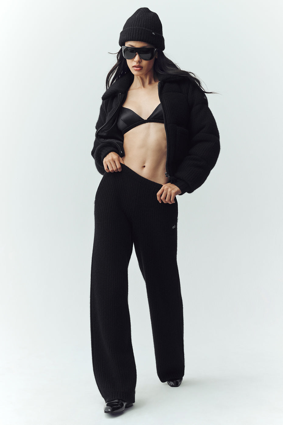 Cashmere Northstar Sweater Puffer - Black — photo 5