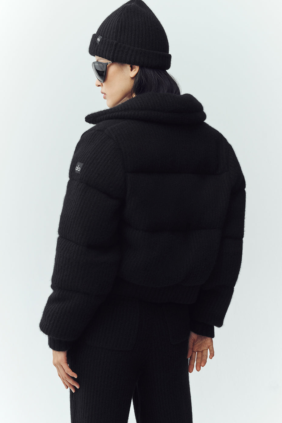 Cashmere Northstar Sweater Puffer - Black — photo 3