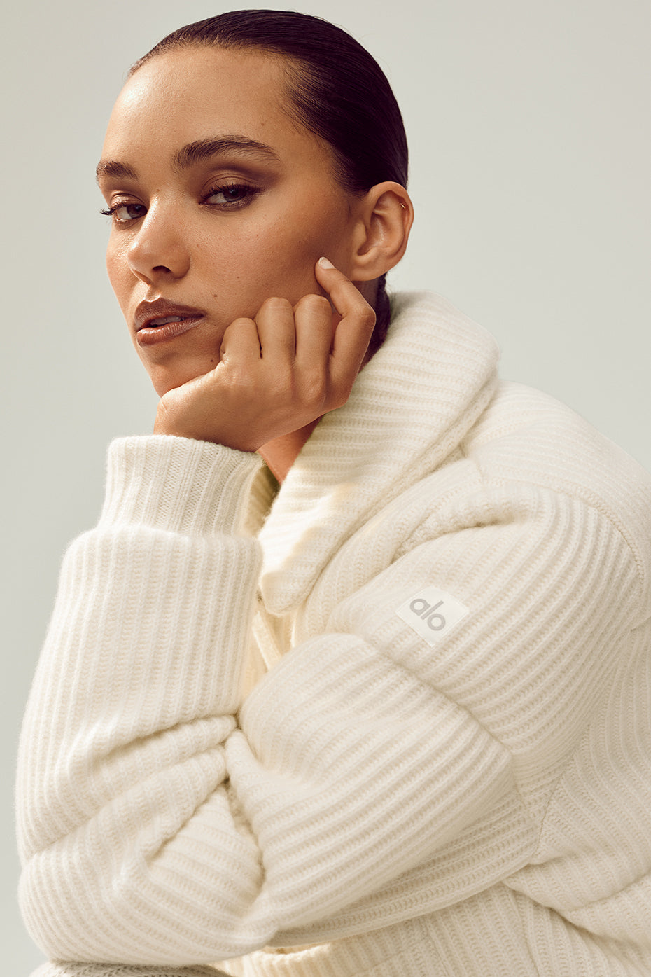 Cashmere Northstar Sweater Puffer - Ivory — photo 2