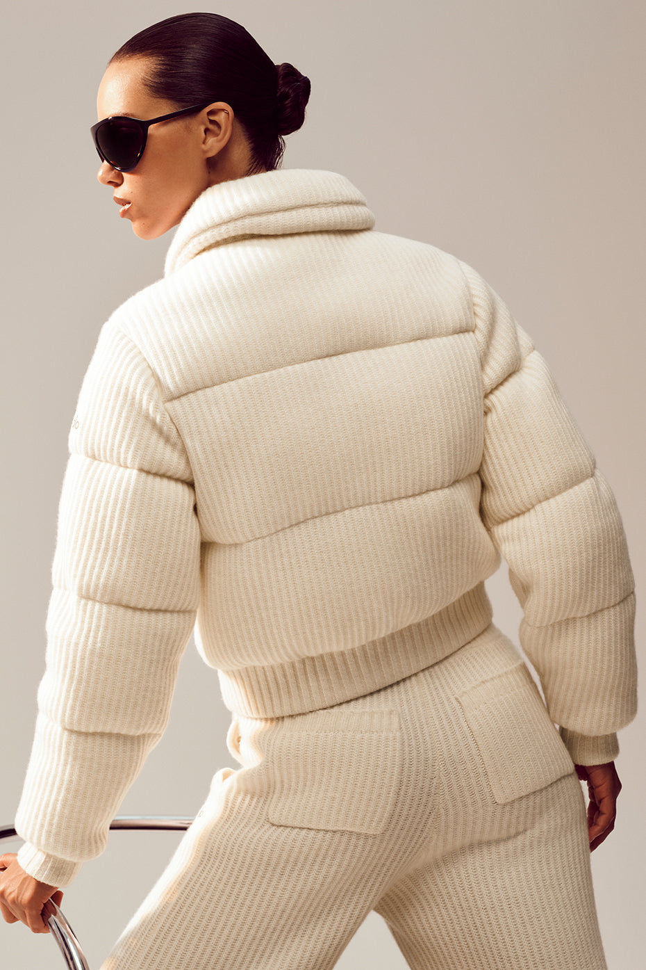 Cashmere Northstar Sweater Puffer - Ivory — photo 4