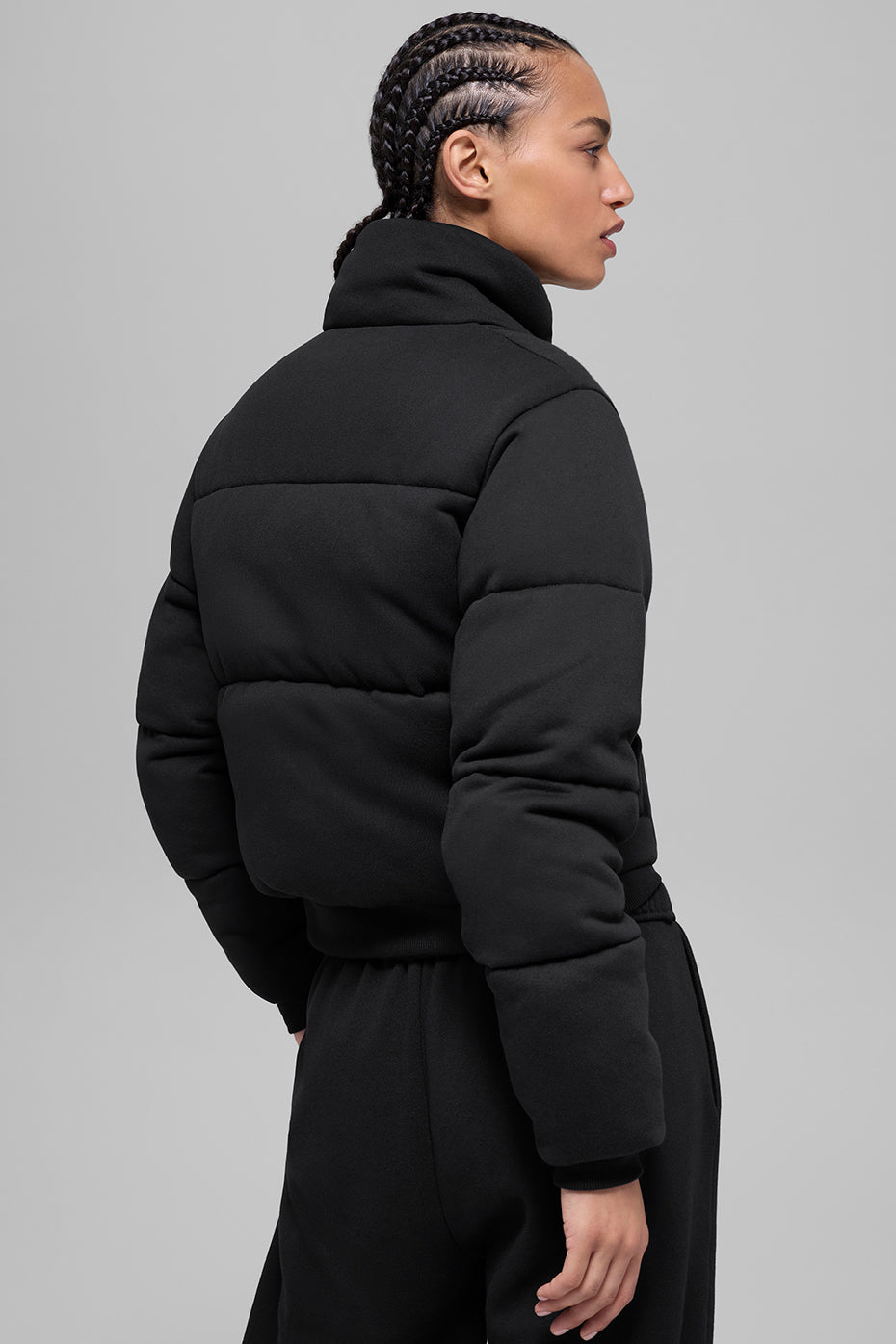Sweatshirt Puffer - Black — photo 3