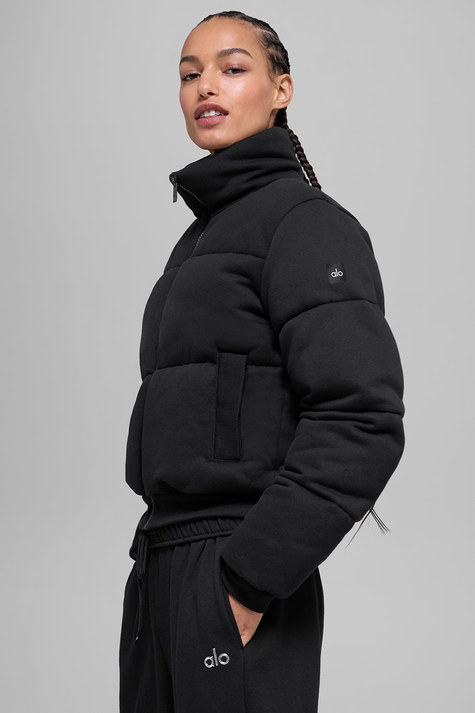 Sweatshirt Puffer - Black — photo 4