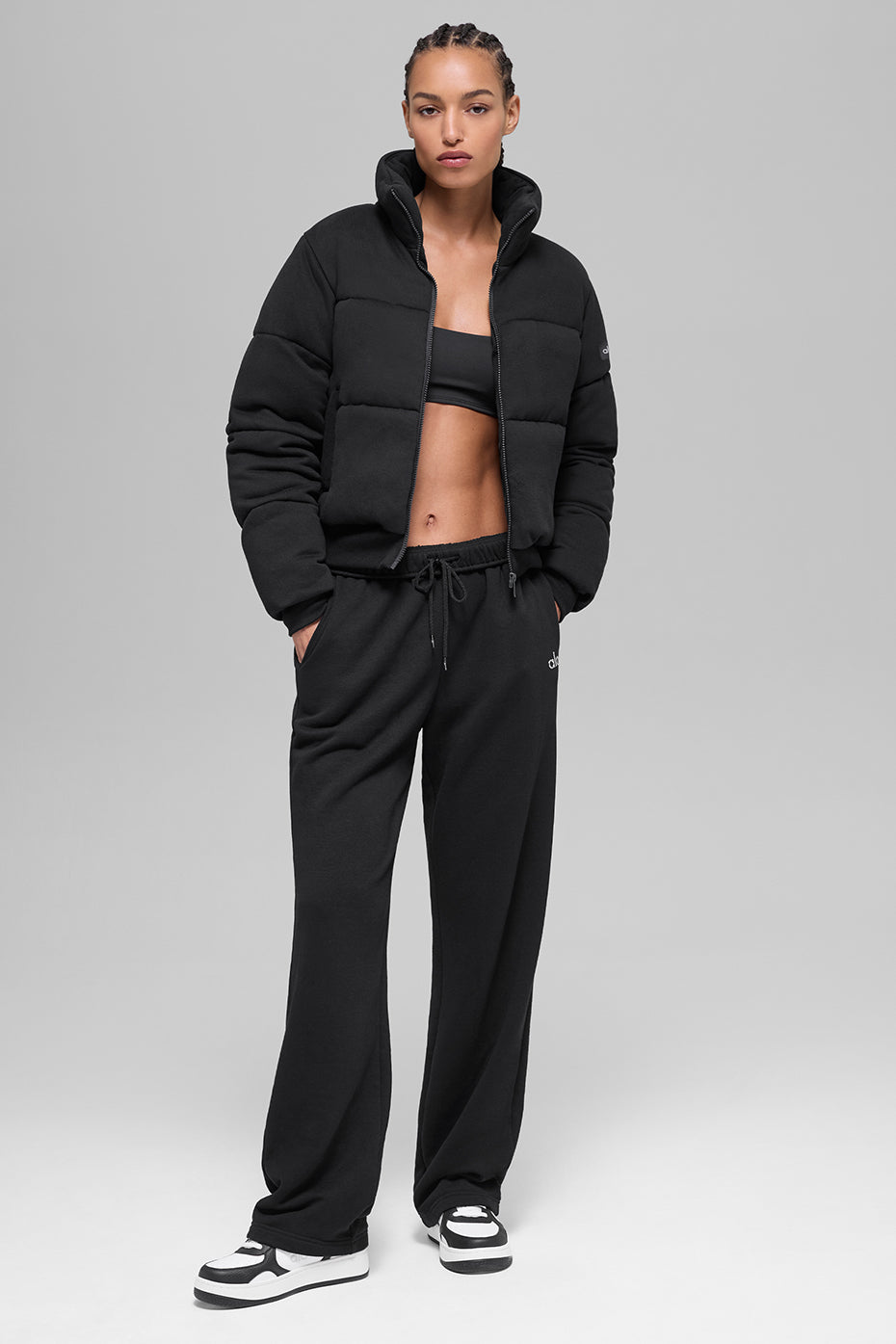 Sweatshirt Puffer - Black — photo 5