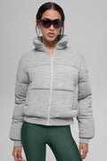 Sweatshirt Puffer - Athletic Heather Grey — photo 1