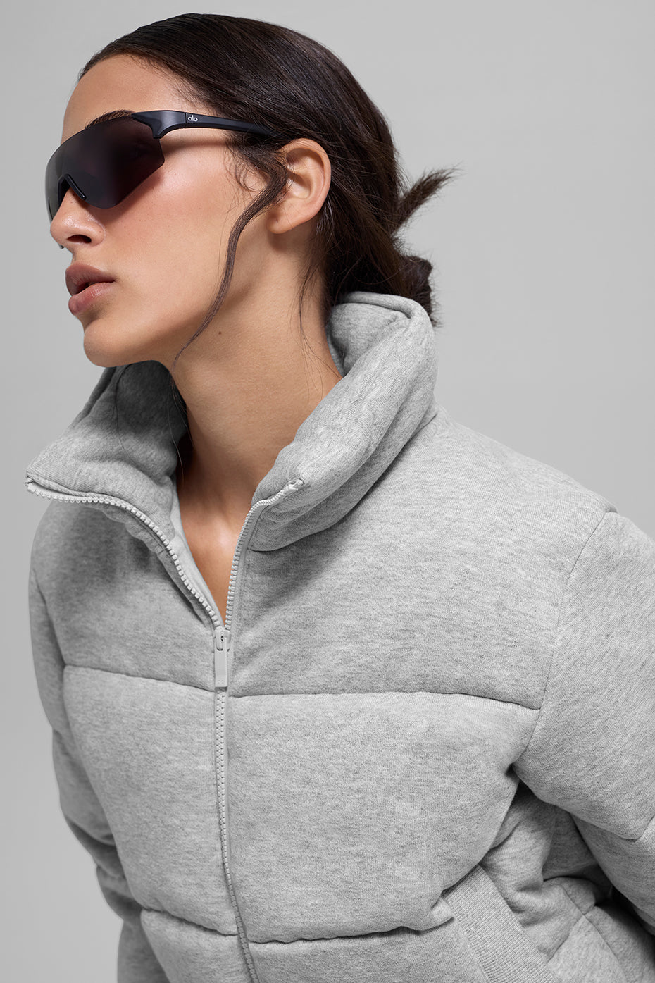 Sweatshirt Puffer - Athletic Heather Grey — photo 4