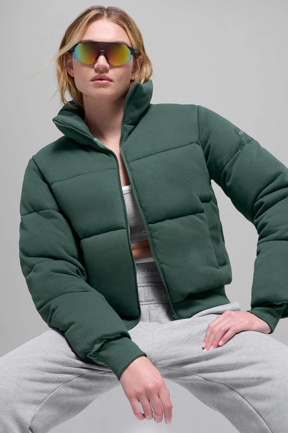 Sweatshirt Puffer - Clover Green — photo 1