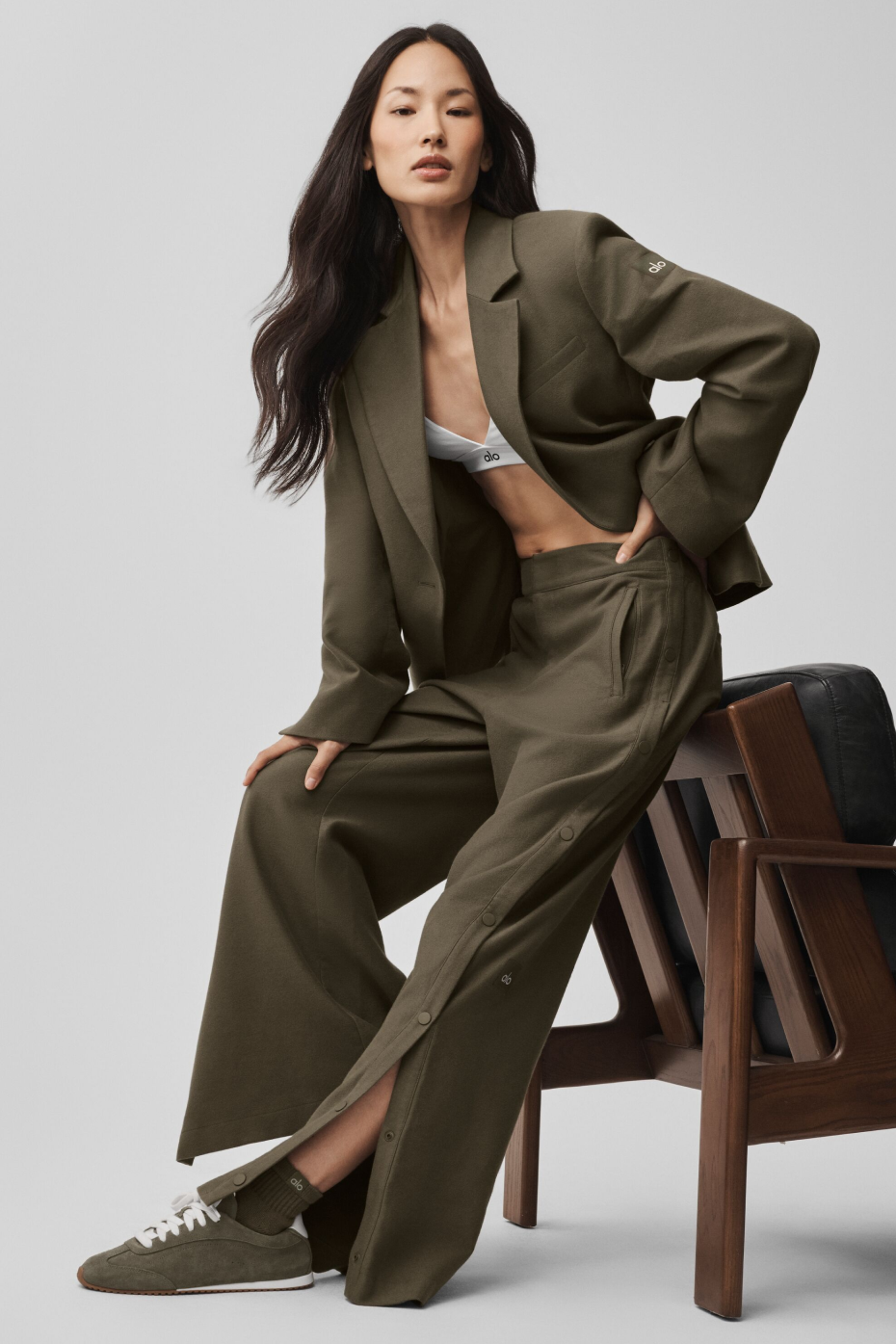 Cinch Blazer - Olive Tree — photo 6