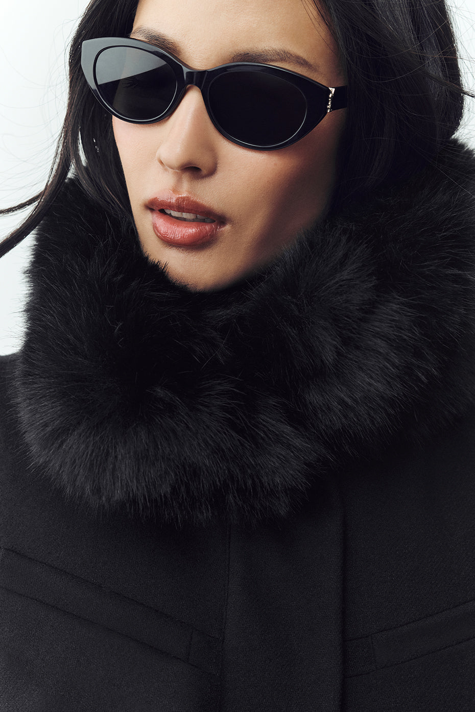Wool Blend Bunny Slope Jacket - Black — photo 4